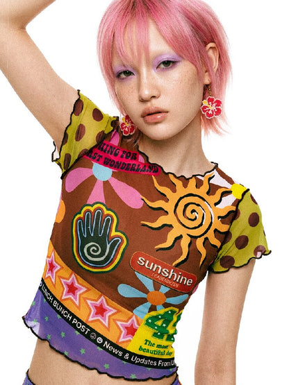 Dopamine American Vintage Mesh Mermaid Dress【s0000017632】