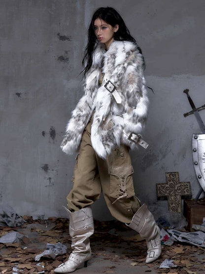 Eco-Friendly Faux Fur Coat【s0000014479】