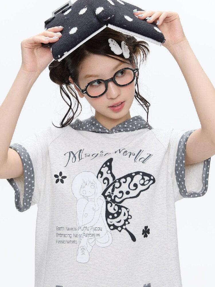 Glitter Pink Print Sweatshirt【s0000016379】