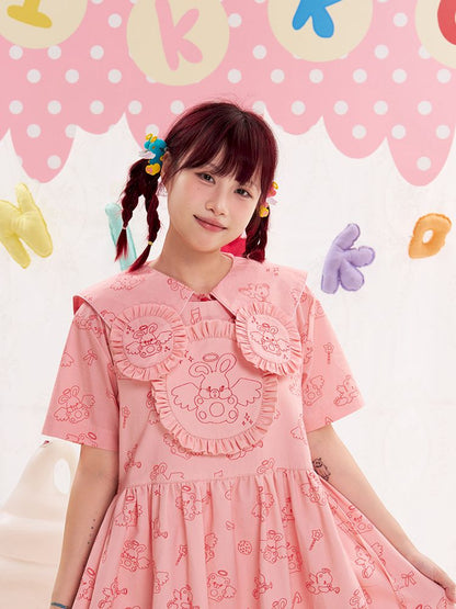 Animal Angel Strappy Skirt Tank Top Skirt【s0000013191】