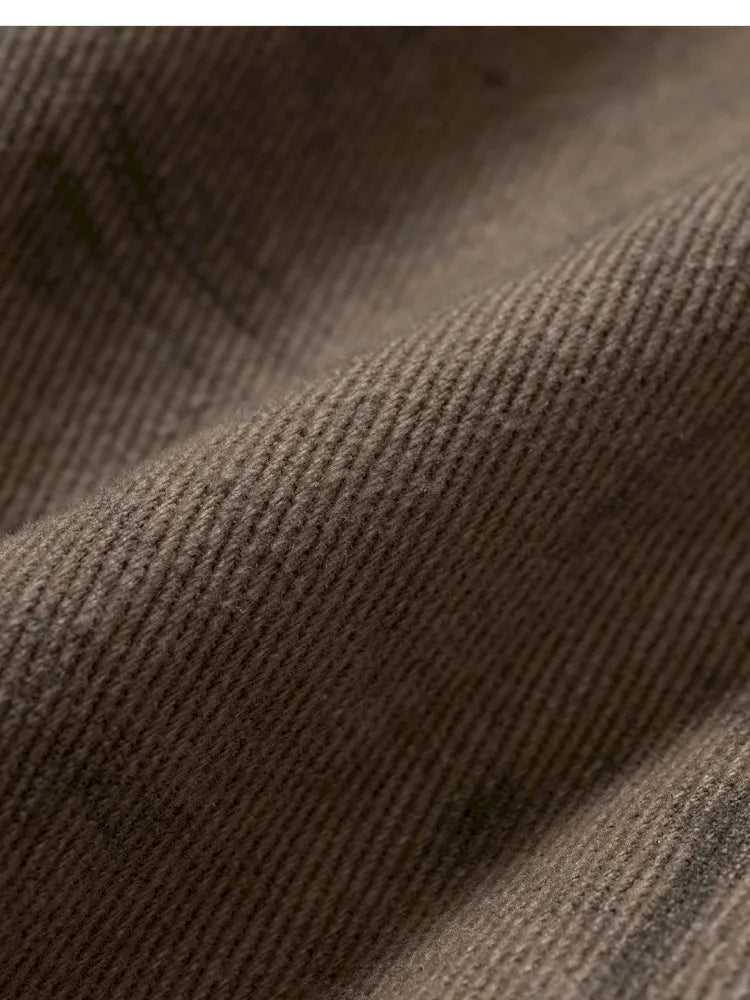 Plaid functional distressed dirty jacket【s0000014114】