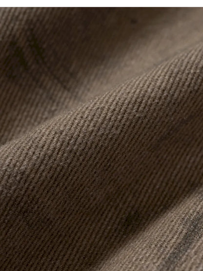 Plaid functional distressed dirty jacket【s0000014114】