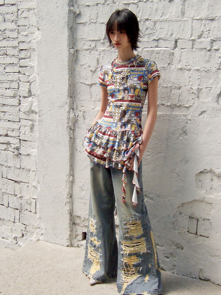 Manga Full Print Cake Dress【s0000012420】