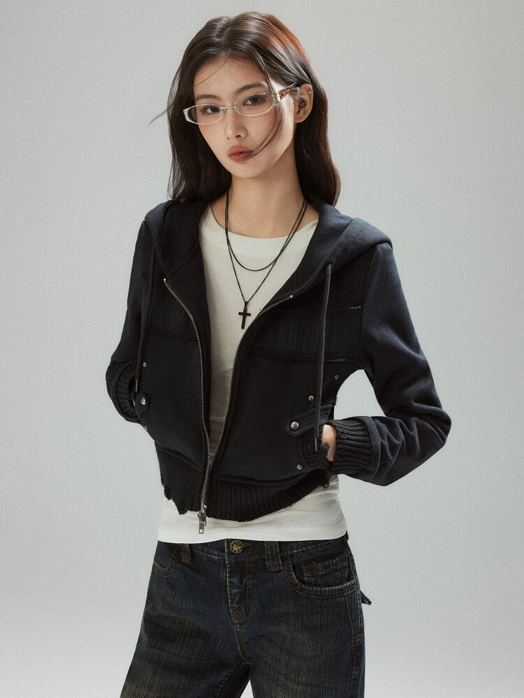 Two-Color Panelled Lyocell Top【s0000015596】