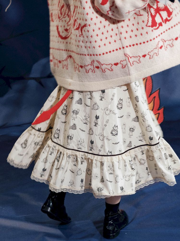 Cat Ears Devil's Tail Cardigan【s0000011559】