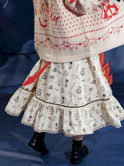 Cat Ears Devil's Tail Cardigan【s0000011559】