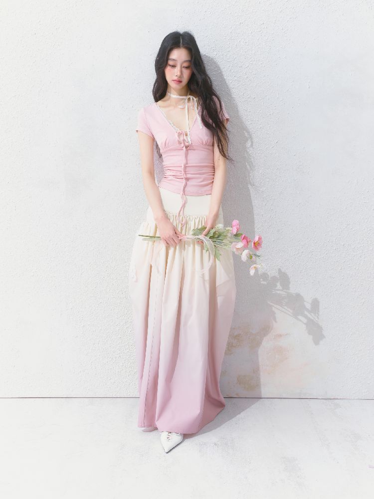 High-Waisted Half-Length Skirt【s0000012144】