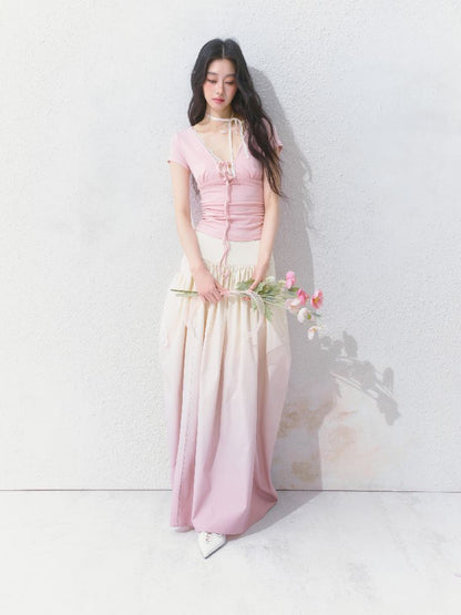 High-Waisted Half-Length Skirt【s0000012144】