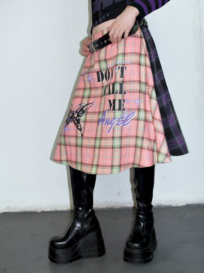 Vintage layered butt curtain skirt【s0000014378】