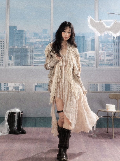 Fringe Drawstring Sunscreen Jacket【s0000016279】