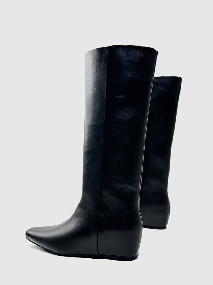 Retro Square Toe Knight Boots【s0000015722】