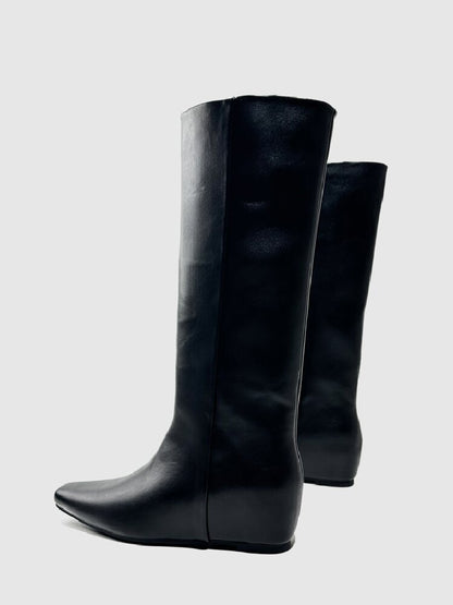 Retro Square Toe Knight Boots【s0000015722】