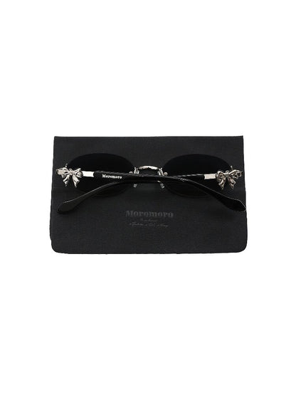 Metal Bow Rimless Glasses【s0000016134】