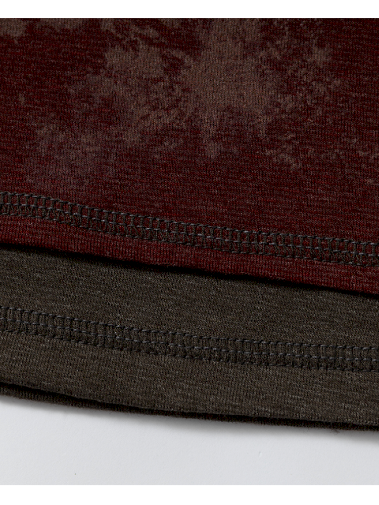 Retro Punk V-Neck Stretch T-Shirt【s0000014928】