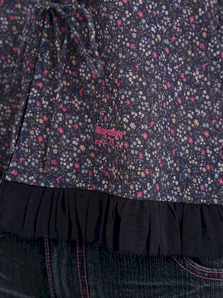 Plaid bubble sleeve top/dress【s0000013456】