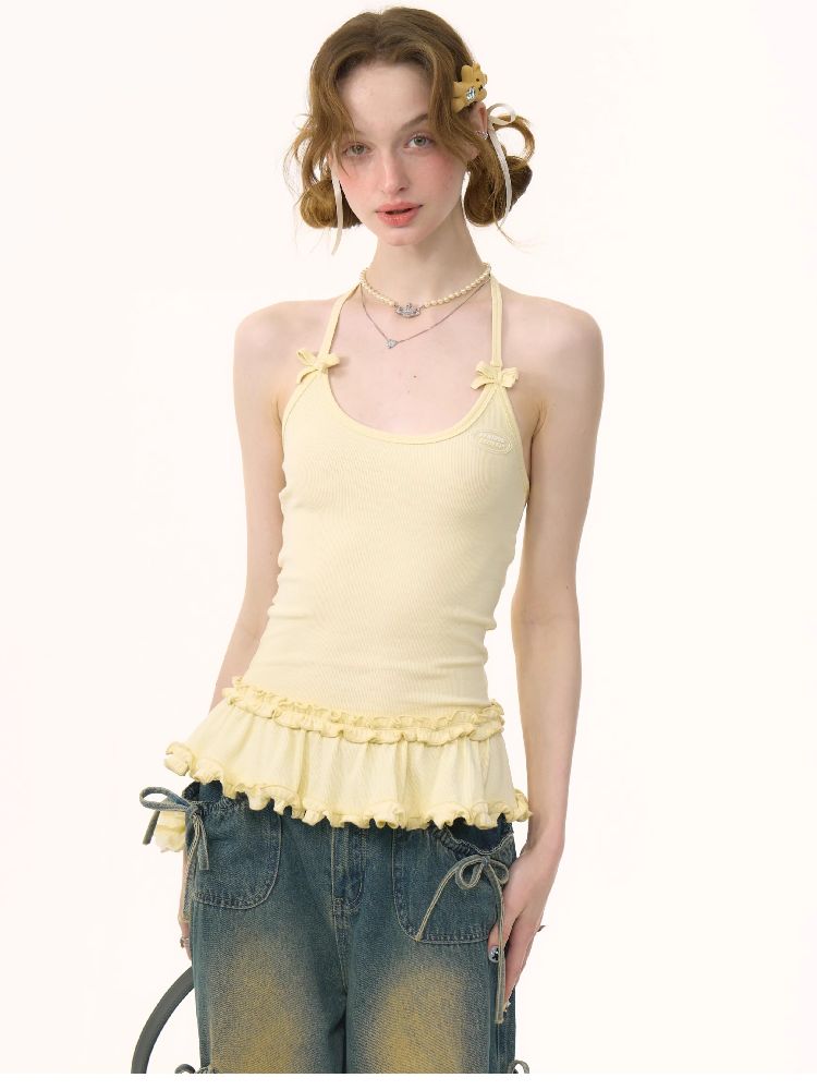 Knit Neck Vest Camisole【s0000012247】