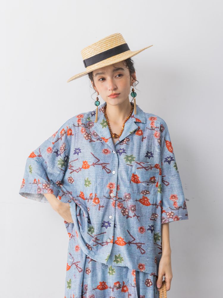 Cuban short-sleeved shirt dress pants【s0000013315】