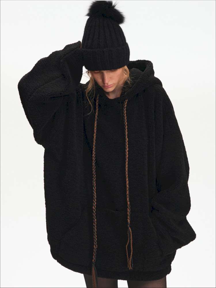 Drawstring Loose Hooded Jacket【s0000015060】