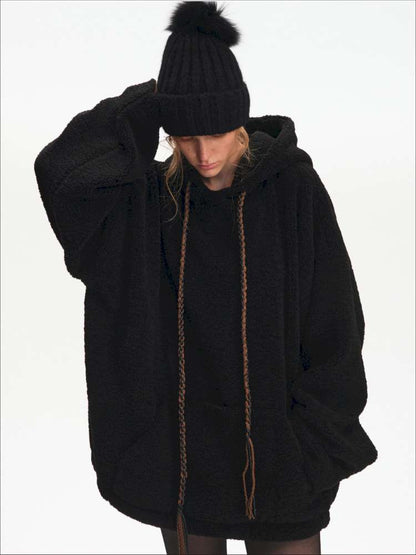 Drawstring Loose Hooded Jacket【s0000015060】