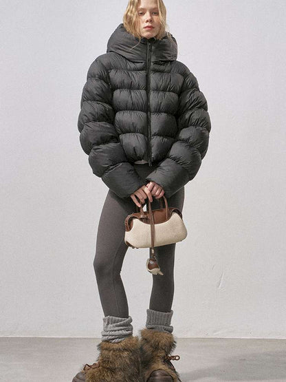 Velvet White Duck Down Jacket【s0000015219】
