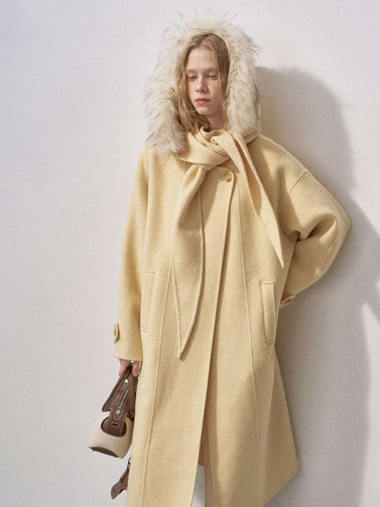 Real Fur Hooded Reversible Coat【s0000015231】