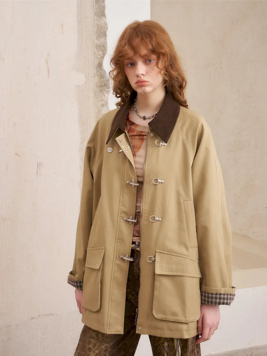 Cotton-lined trench coat【s0000014076】