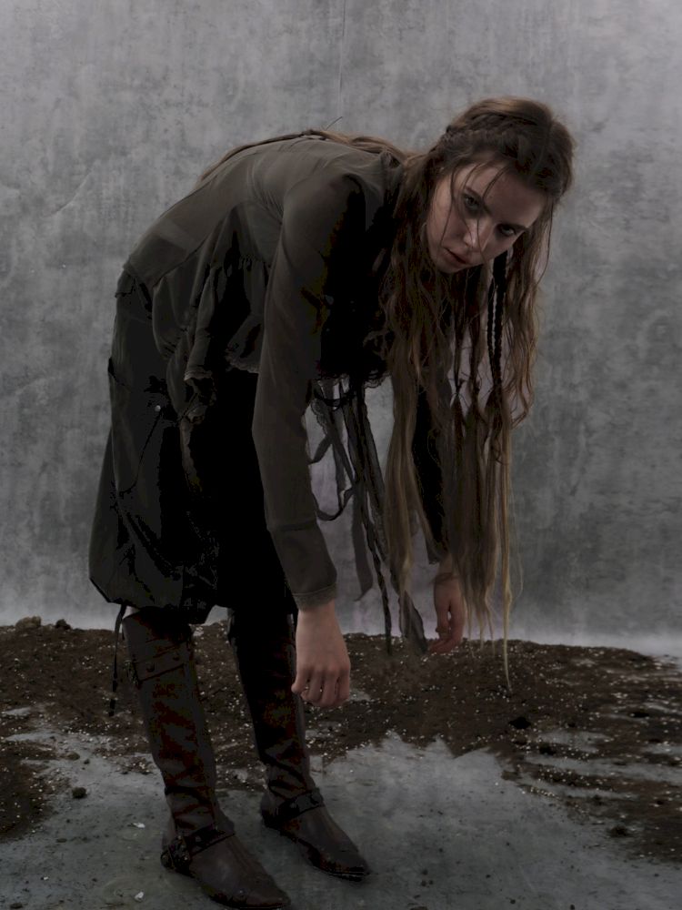 Original Textured Sheer Chiffon Blouse【s0000013908】