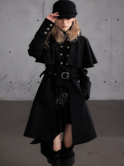 Modern Court Heiress Wool Cape Jacket【s0000019150】