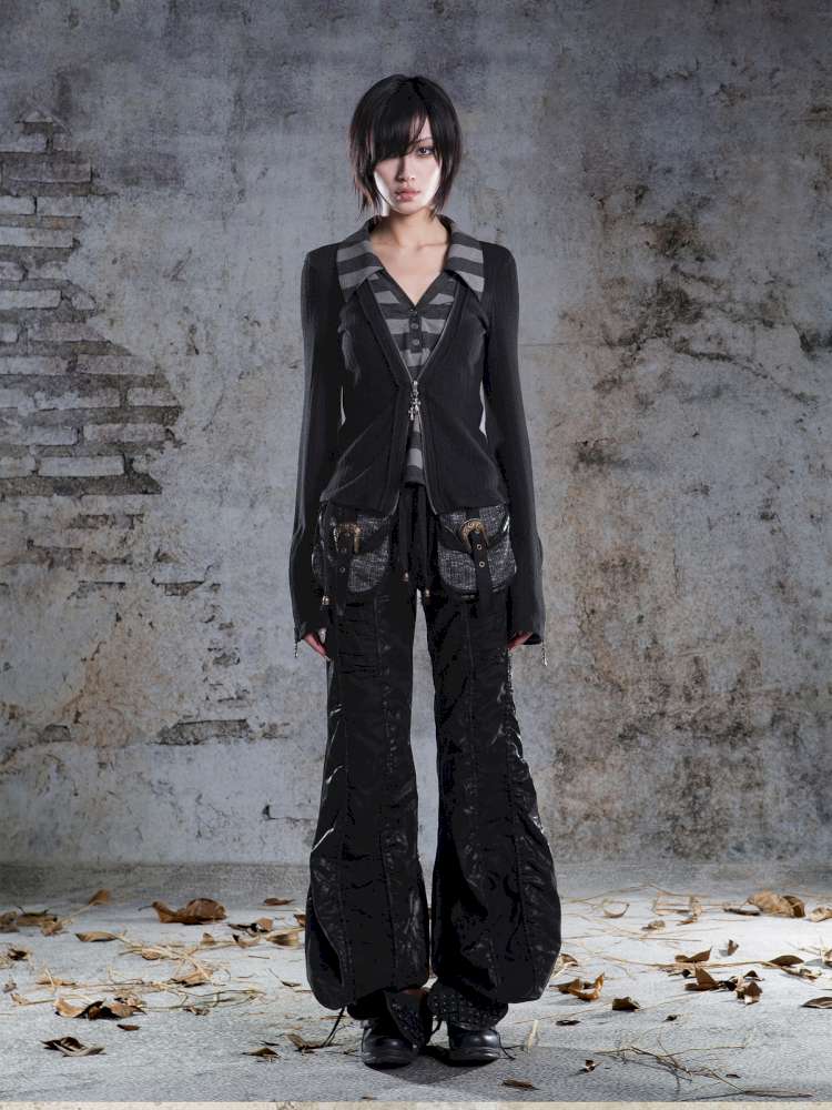 V-Neck Pullover Long-Sleeve Knit Top【s0000014492】