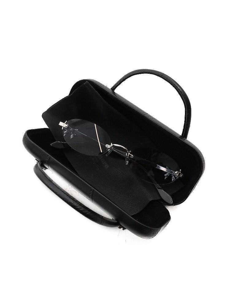 Metal Bow Rimless Glasses【s0000016134】