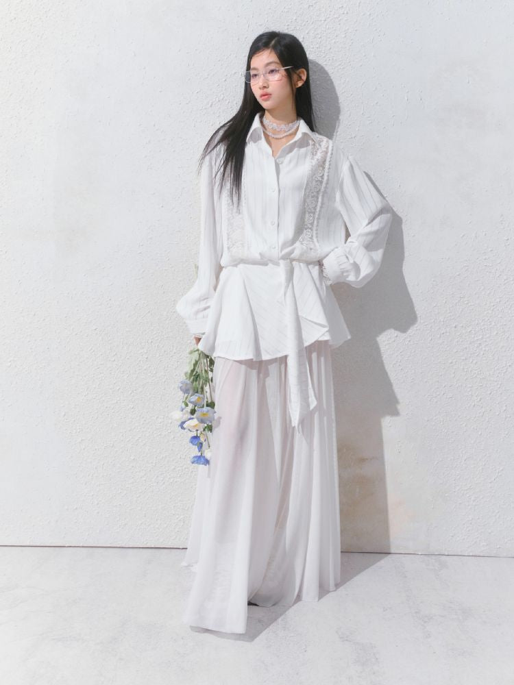 Two Piece Skirt Loose Shirt【s0000012156】