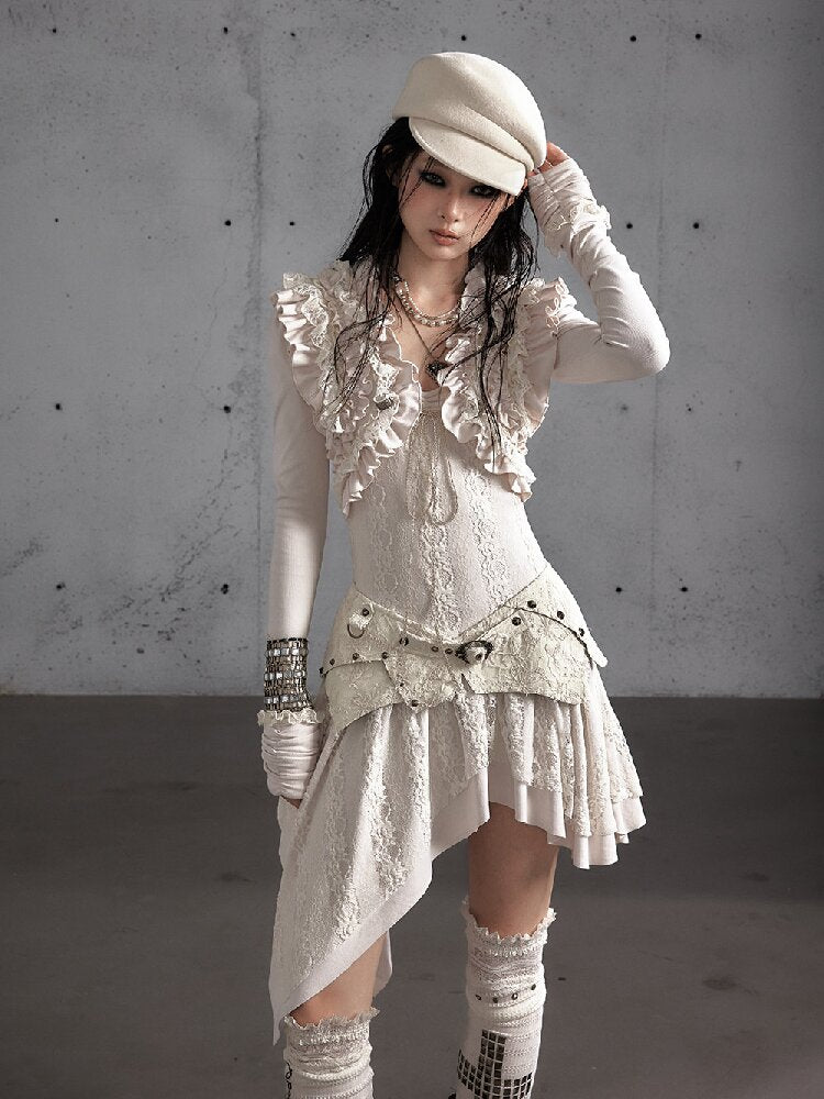 Punk Print Stretch Knit Dress【s0000019153】