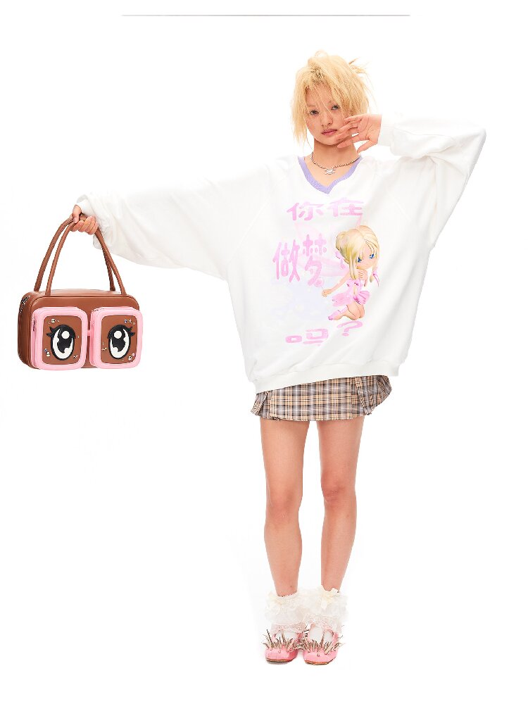 Big Eyes Big Glasses Shoulder Bag【s0000016044】