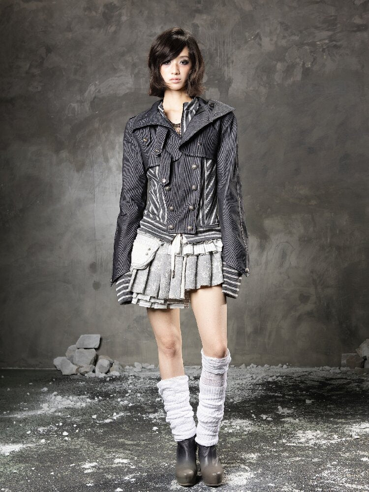 Fake Two Denim Patchwork Jacket【s0000015947】