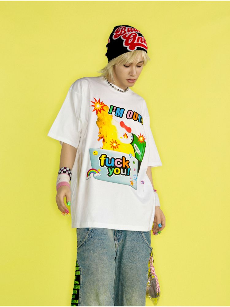 Street Hip Hop Loose T-Shirt【s0000012460】