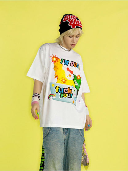 Street Hip Hop Loose T-Shirt【s0000012460】