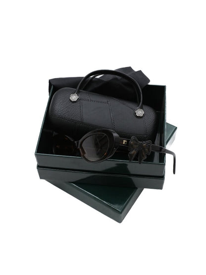 Detachable Bow Cat Eye Sunglasses【s0000017910】