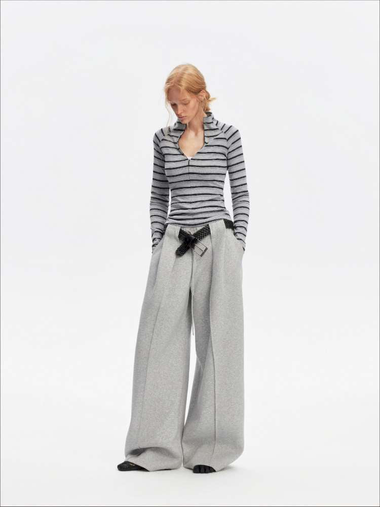 Vintage Striped Slim Knit Top【s0000015059】
