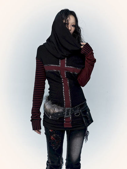 Striped Long Sleeve T-Shirt【s0000011216】