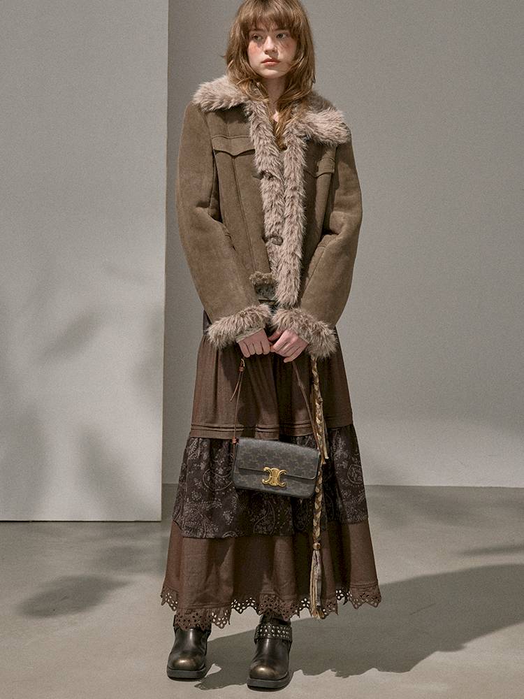 Faux Fur Collar Jacket【s0000014409】