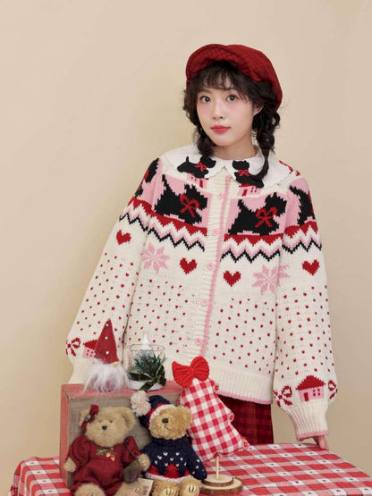 Puppy Bow Embroidery Lace Shirt【s0000015099】