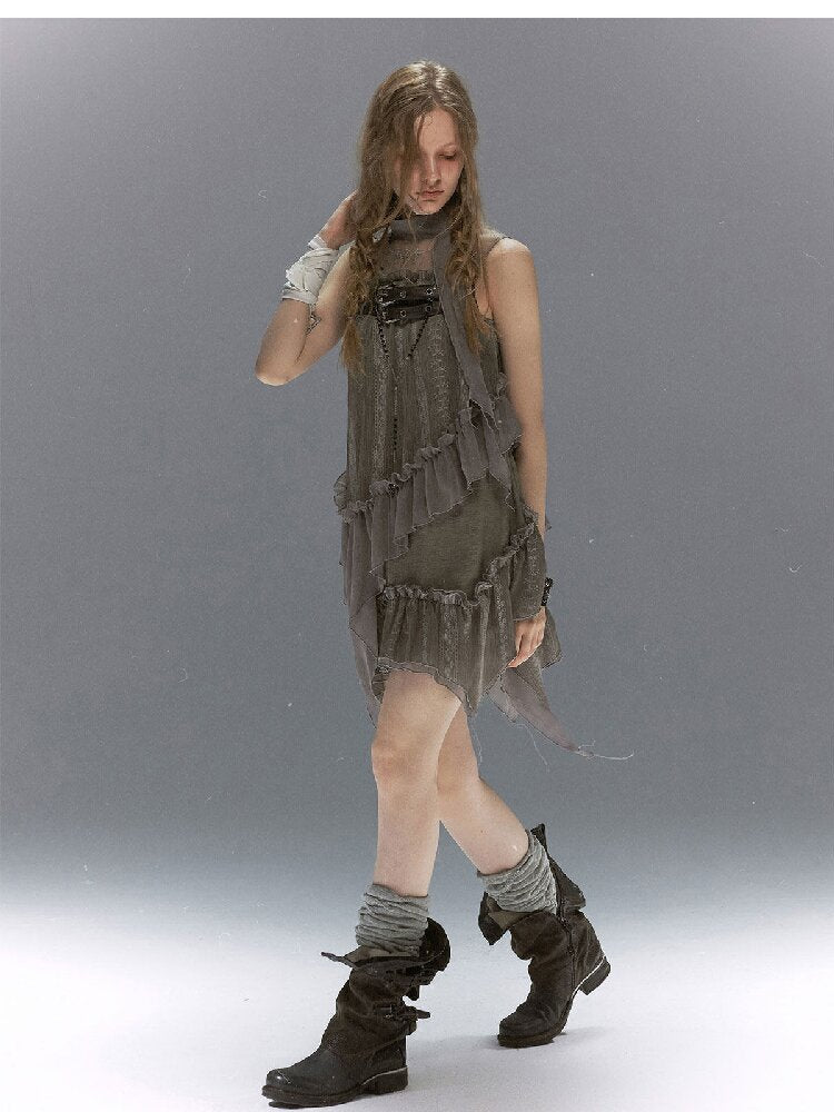 Lace Armor Embroidered Sundress【s0000017043】