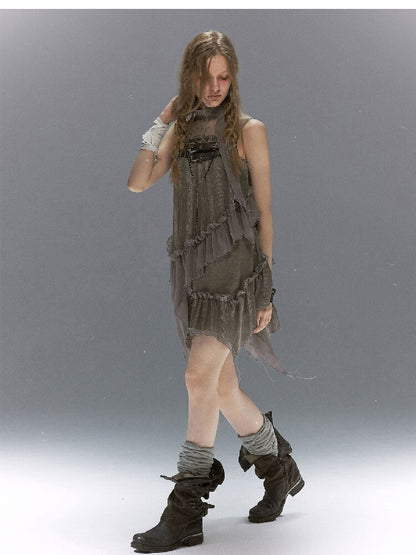 Lace Armor Embroidered Sundress【s0000017043】