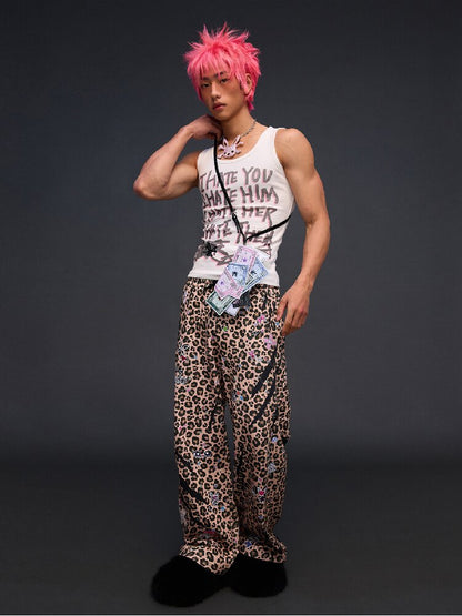 Hate Printed Vest【s0000017291】