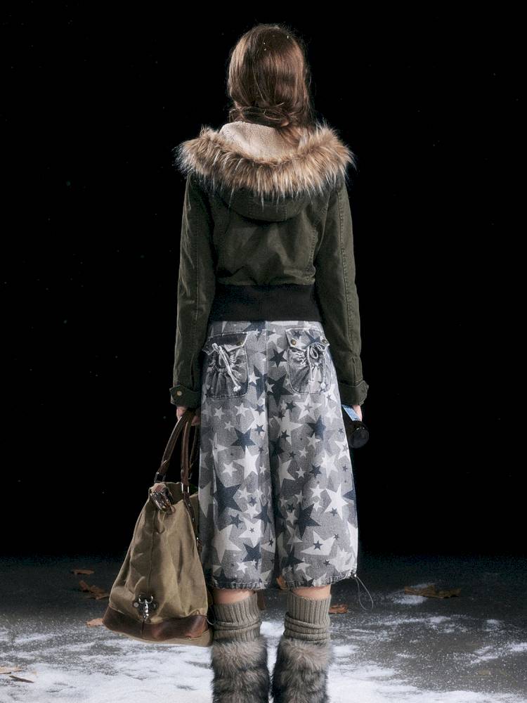 Hooded Short Cotton Jacket【s0000014432】