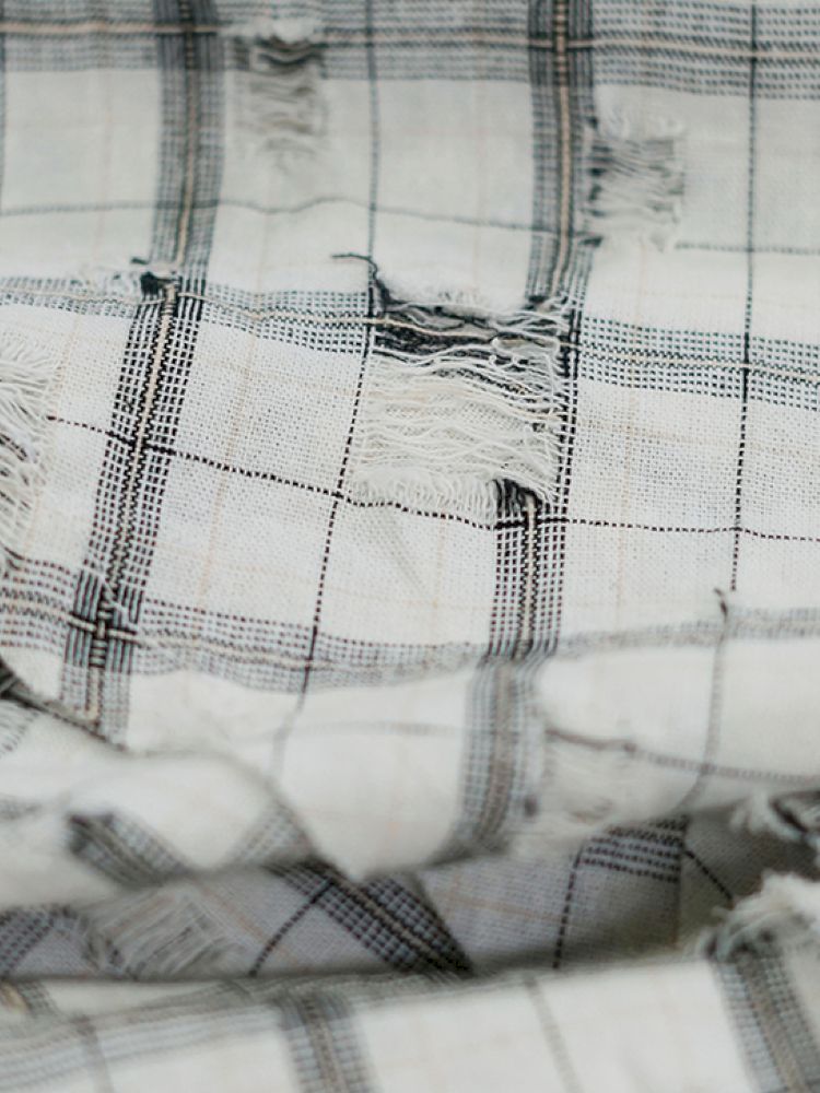 Asymmetrical patchwork plaid strapless dress【s0000012808】