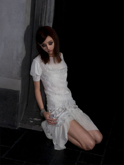 Lace Low Waist Half Skirt【s0000012313】