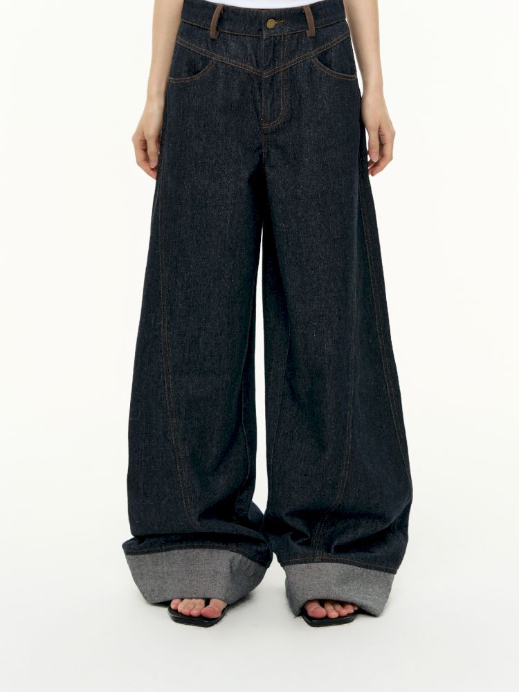 Vintage Original Cow Straight Pants【s0000013742】