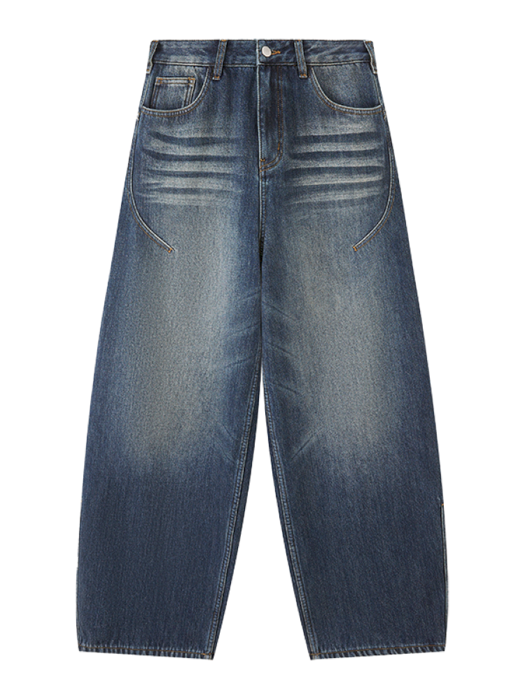 Cat Whisker Wide Leg Vintage Jeans【s0000015216】