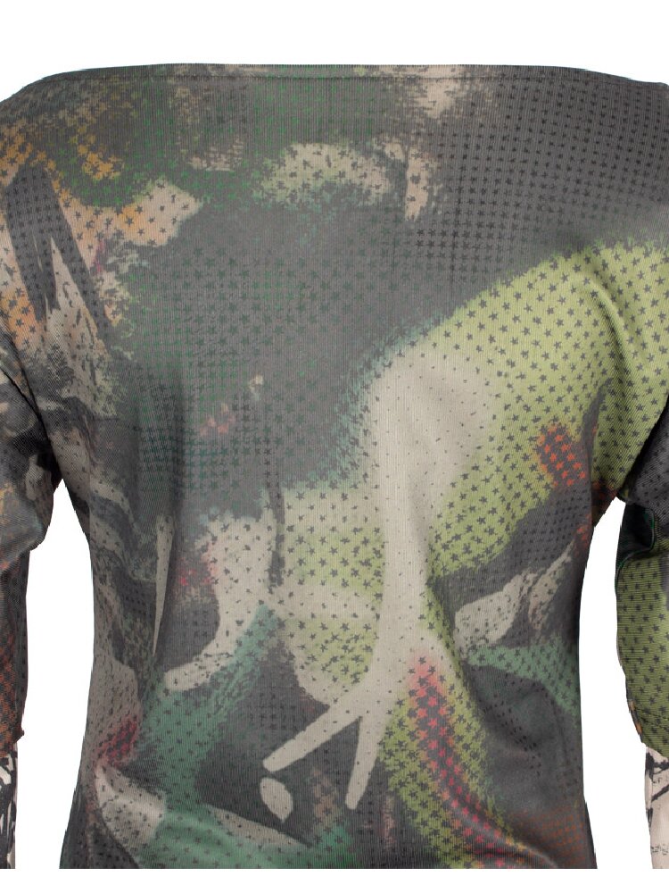 Graffiti Stitched Sleeve T-Shirt【s0000018062】